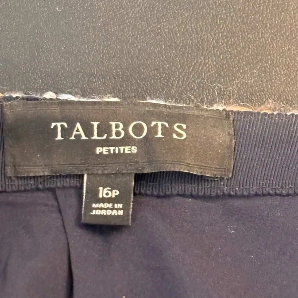 Talbots Multicolor Mod Tweed Lined Pencil Straight Skirt Women Petite 16 Classic